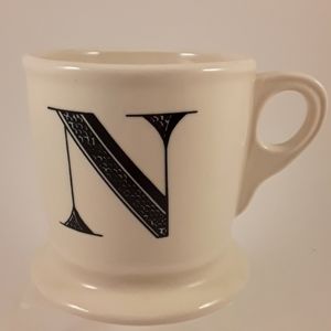 Anthropologie monogrammed N mug